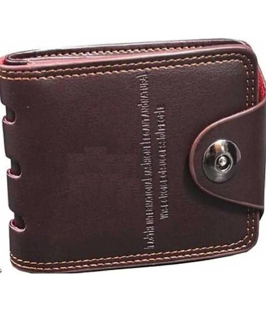 Amor - Brown PU Men's Regular Wallet ( Pack of 1 )