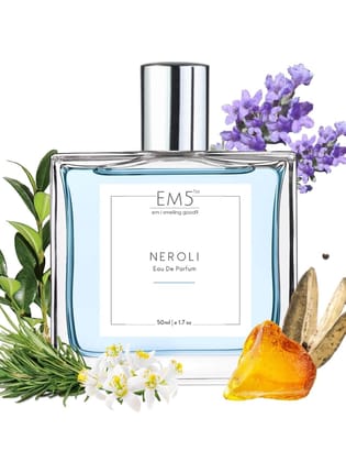 EM5 Neroli Unisex Perfume Spray for Men & Women | Citrus White Floral Aromatic | EDP Strong & Long Lasting Fragrance | Luxury Gift for Him & Her EM5 Neroli Unisex Perfume Spray for Men & Women | Citrus White Floral Aromatic | EDP Strong & Long Lasting Fr