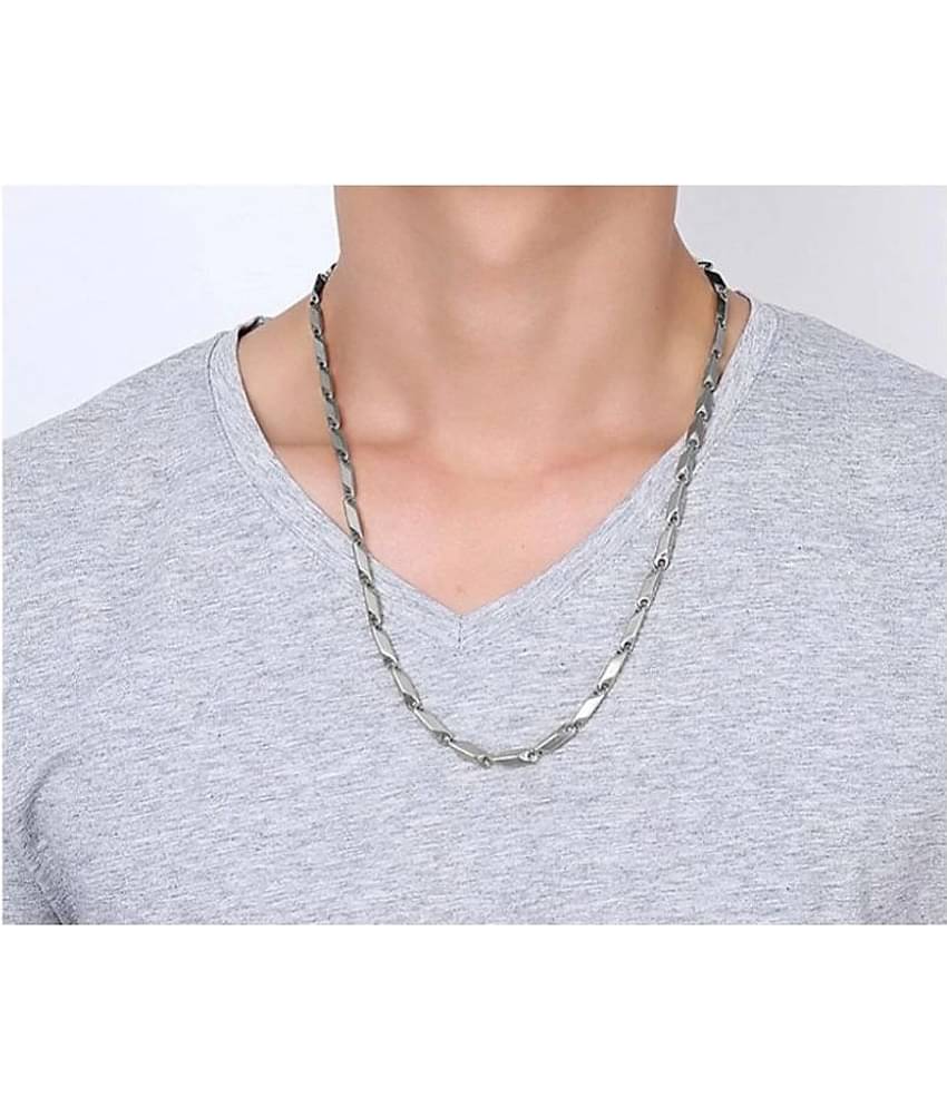 Maliyaas Silver Plated Chain ( Set of 1 )