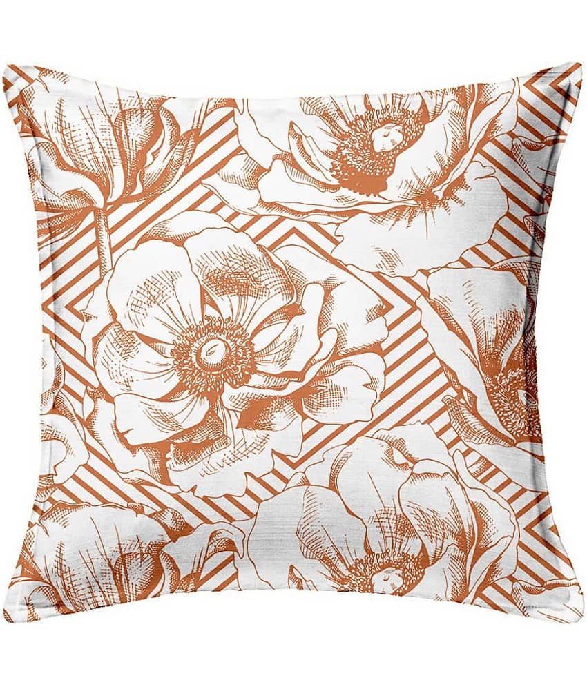 Houzzcode - Water Repellent Multi Polyester Pillow Covers 40x40x3 ( Pack of 1 )