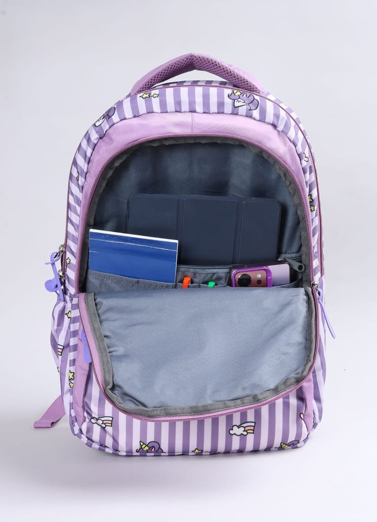 PB Pearlbags Polyester Water Resistant Casual Backpack With Laptop Sleeve For School,college & Office For Boys and Girls,Men & Women