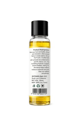 Hair Wellness Belly Oil | Castor | Fenugreek | Onion seeds | Nourish Naturally
