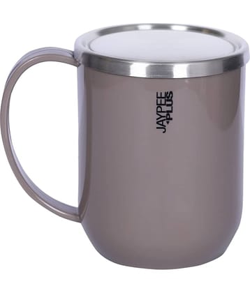 Jaypee Plus CUPSHUP MUGS Solid Stainless Steel Coffee Mug 400 mL ( Pack of 1 )