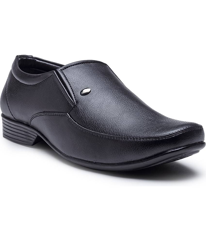 Action - Black Men's Slip On Formal Shoes