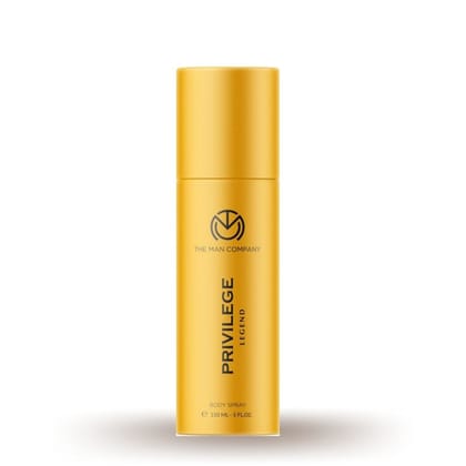 THE MAN COMPANY PRIVILEGE LEGEND BODY SPRAY 150ML EXP 07/2027