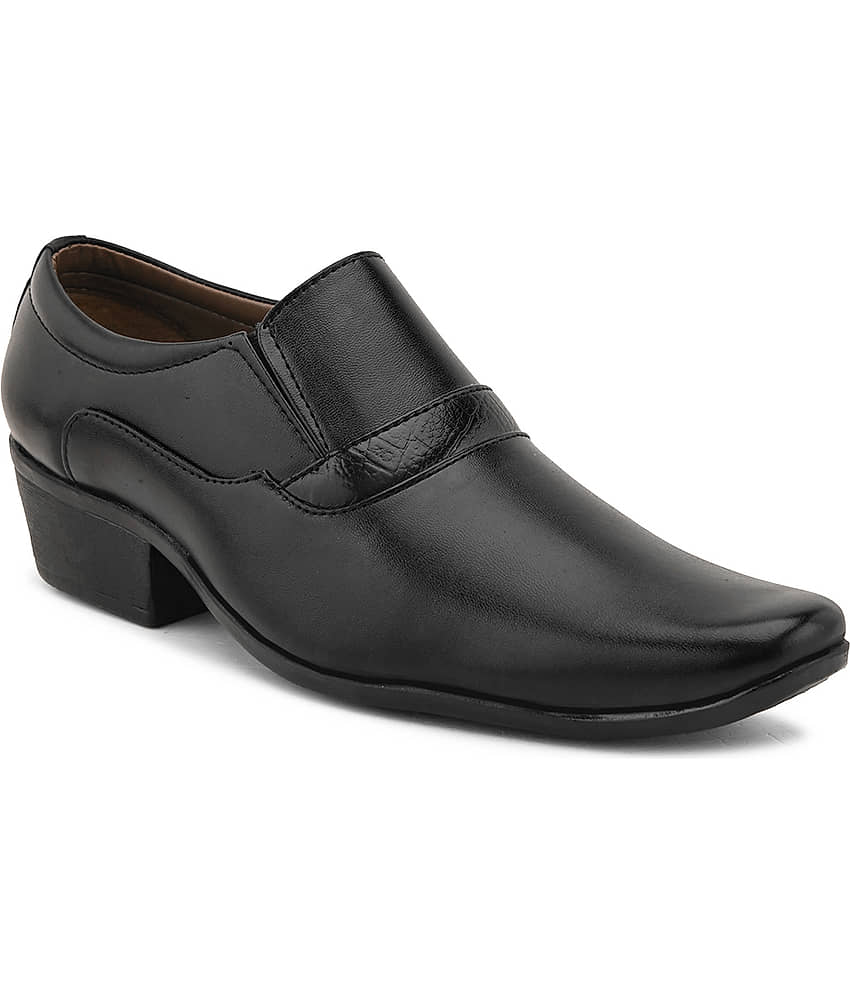 Sir Corbett Black Men's Slip On Formal Shoes