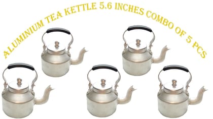 Aluminium Tea Kettle 5.6 Inches - Combo of 5 Pcs