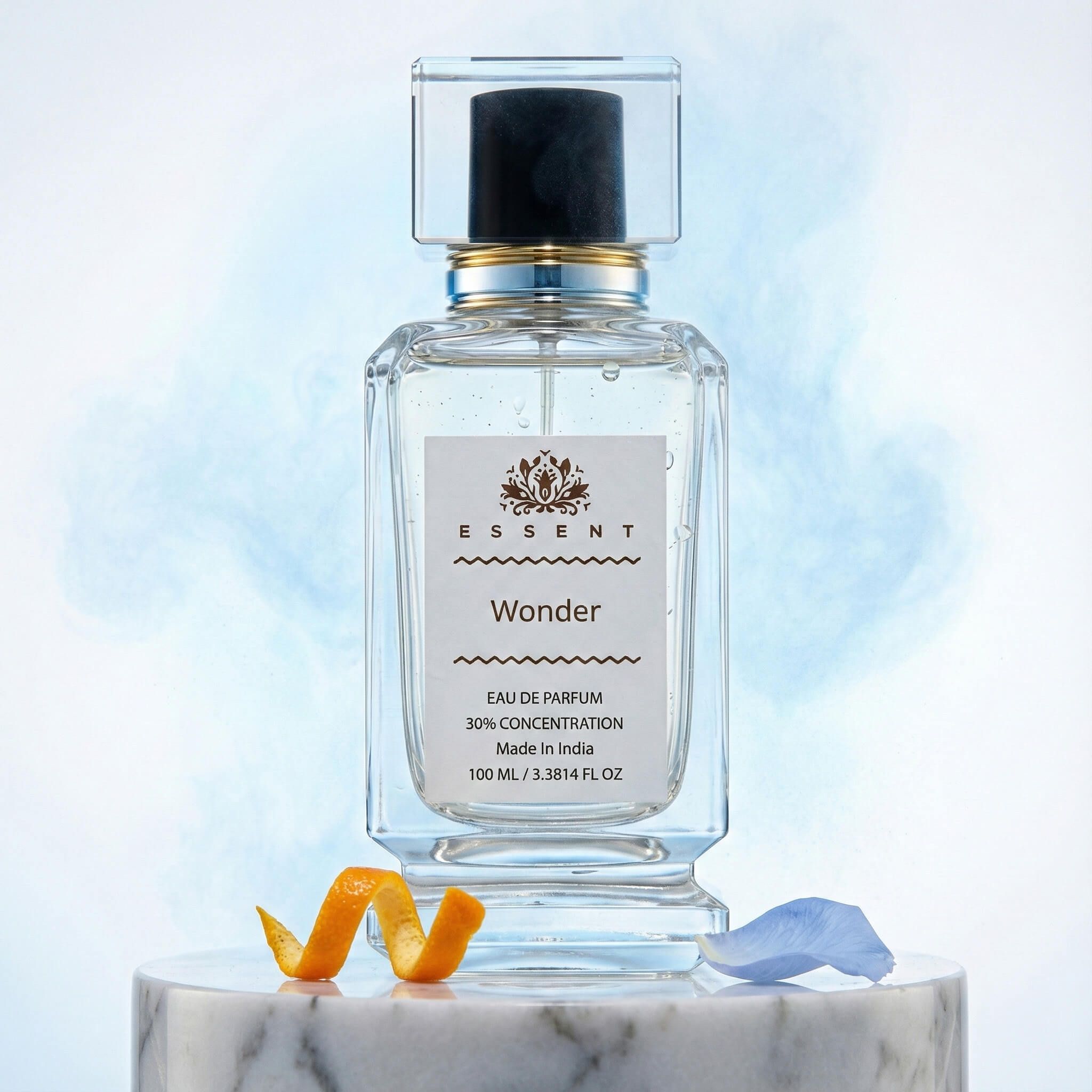 Essent Perfumes Wonder Eau de Parfum (EDP) – Fresh Floral Long Lasting Perfume – Unisex Fragrance – Daily Wear Scent