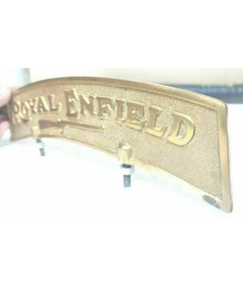Mudguard Number Plate Pure Brass For Royal Enfield Classic 350cc 500cc , Standard , Electra