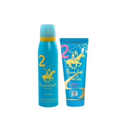 Beverly Hills Polo Club Gift Set No.2 (Women's)Body Mist 150ml  + Shower Cream  150ml