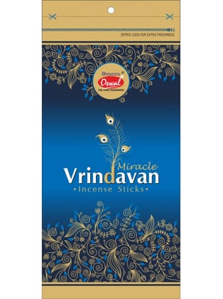 VRINDAVAN - Packaging-Zippar Pouch,Fragrance-Fancy