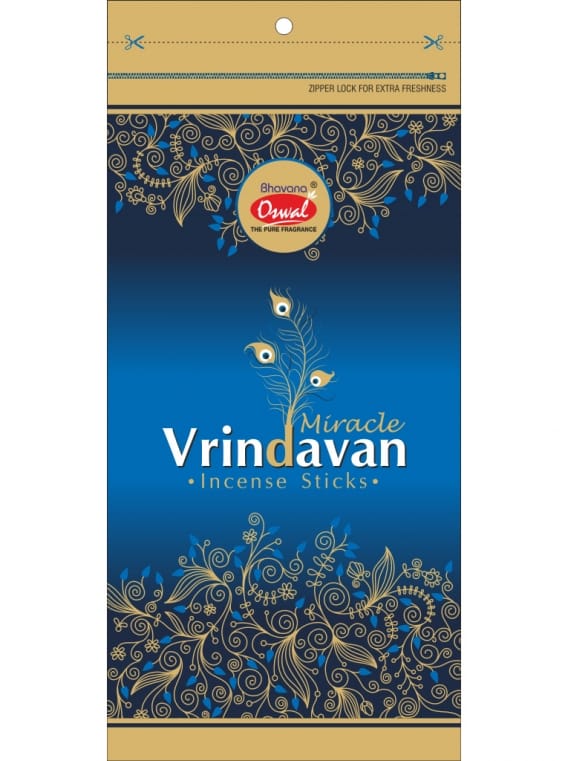 VRINDAVAN - Packaging-Zippar Pouch,Fragrance-Fancy