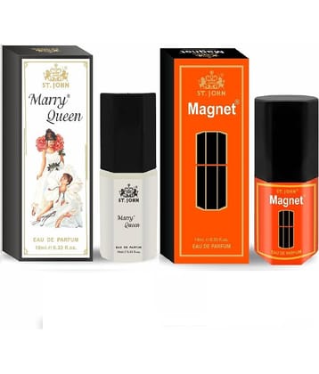 ST.JOHN Cobra Magnet & Marry Queen Pocket Perfume For Men 10ml Each (20ml)- Pack of 2
