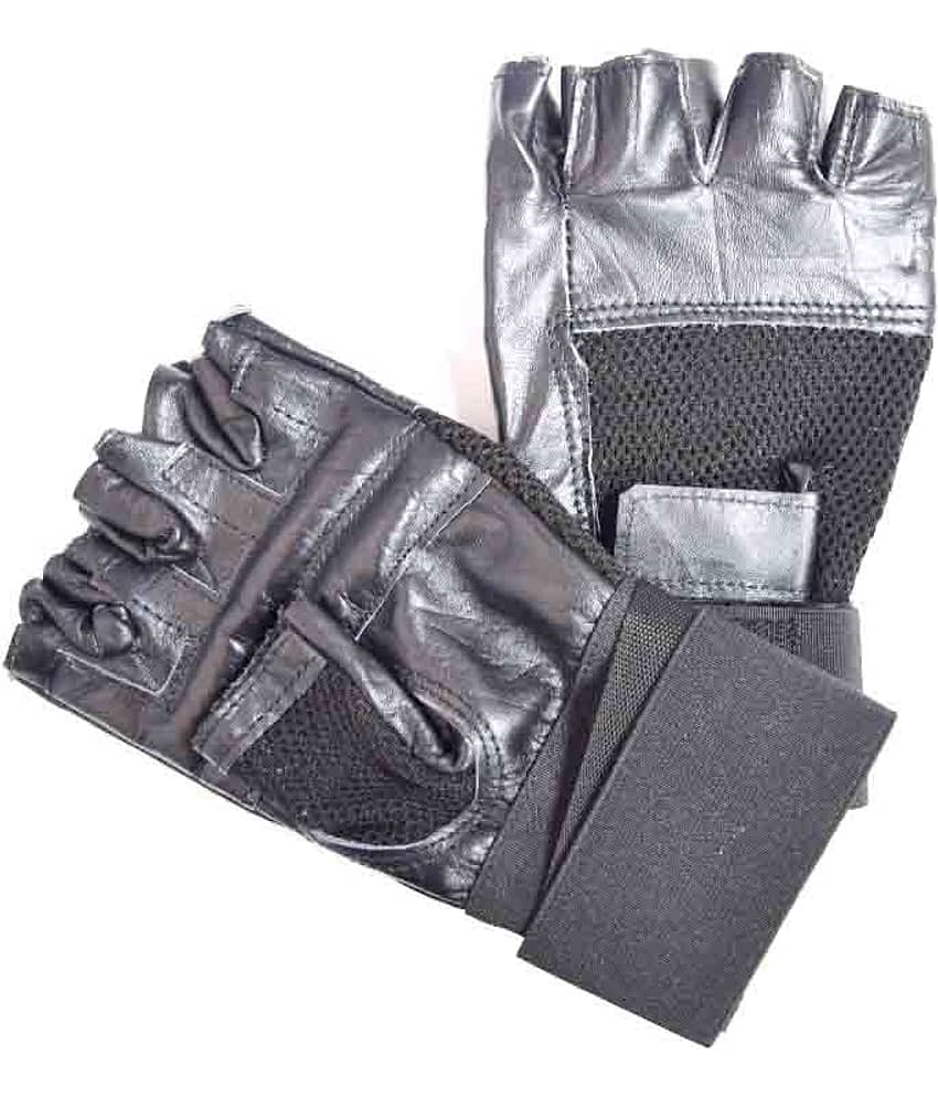 Skyfitness Black Gym Gloves