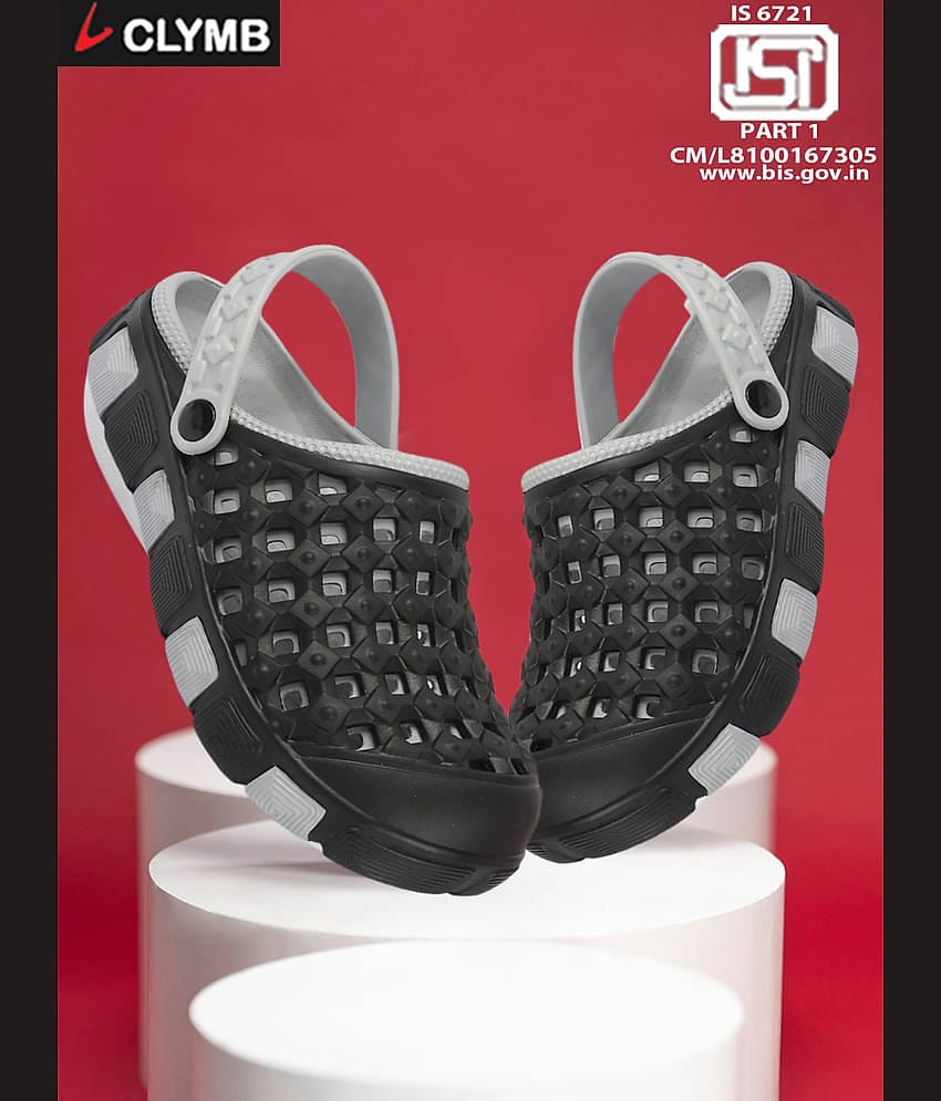 Clymb - Black Men's Clogs