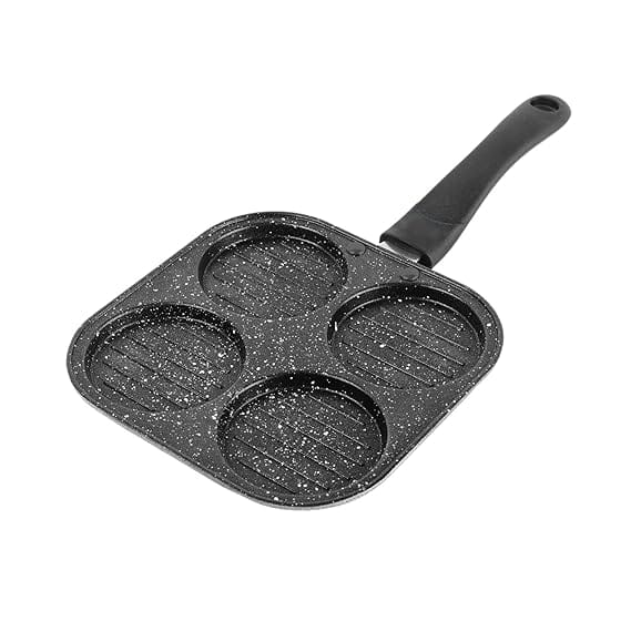 Grill Uttapam Tawa/Multi Snack Maker 4 in 1 - Mini Pancake Maker, Mini Crepe Pan Pancake Moulds 19.5cm Aluminium Non-Stick