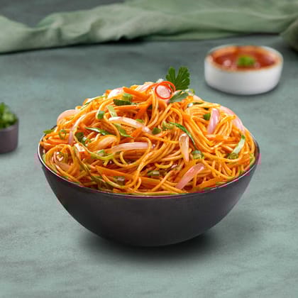 Veg Schezwan Noodles Bowl.
