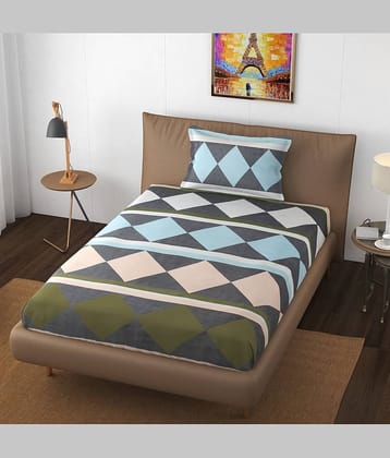 Apala Microfiber Single Bedsheet ( Multicolor )