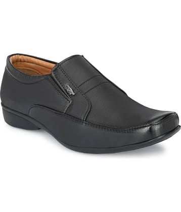 Stylelure Black Men's Slip On Formal Shoes