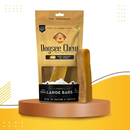 Dogsee Turmeric Chew Bars Large 130 Gms