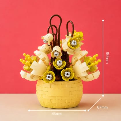 Yellow Warm Sunlight Flowering Building Block (1Pc)