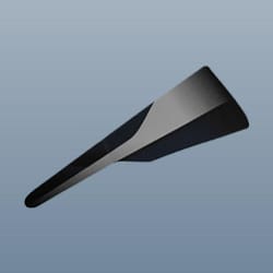 STRIPE LEFT FRONT VISOR(TYPE-2) - HF Deluxe - 86407ACK410SS