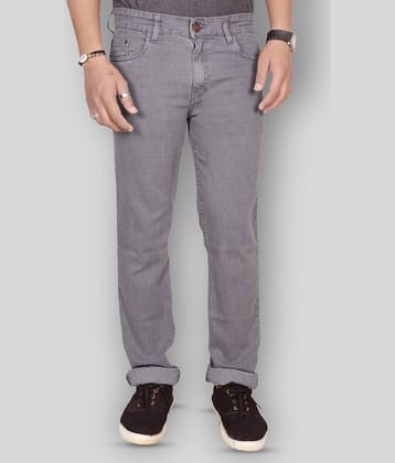 JB JUST BLACK - Grey Cotton Blend Regular Fit Men's Jeans ( Pack of 1 )