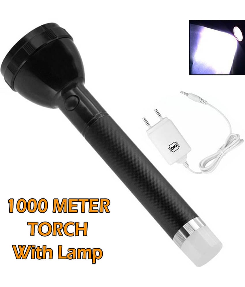 RSA Rechargeable 3Mode Waterproof Led Torch 15W Flashlight Torch 15W Flashlight Torch - Pack of 1