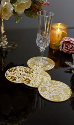 Ferns & Petals: Coaster (Set Of 4)