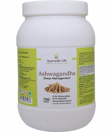 Ayurvedic Life Ashwagandha Tablet 700 no.s Pack Of 1