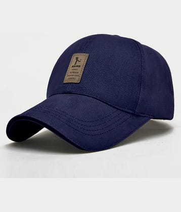 Alamos Pack of 1 Cotton Men's Cap ( Blue )