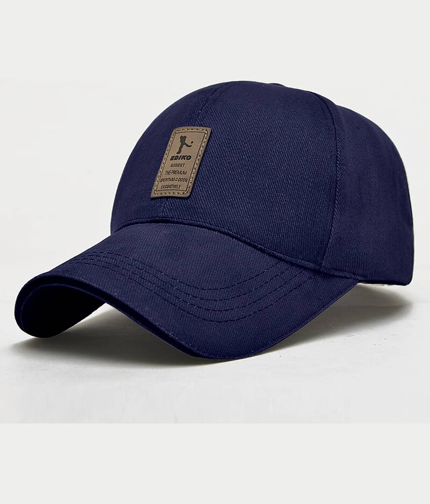 Alamos Pack of 1 Cotton Men's Cap ( Blue )