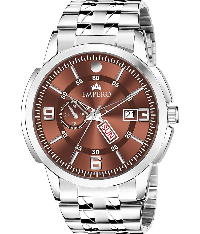 EMPERO - Silver Stainless Steel Analog Men's Watch