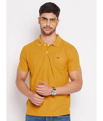 Riss Pack of 1 Polyester Regular Fit Solid Half Sleeves Men's Polo T Shirt ( Sea Green )