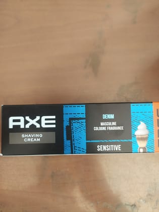 Axe Shaving Cream Denim Masculine Cologne fragrance Sensitive 