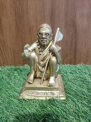 BRASS SHANKARACHARYA STATUE BRASS SHANKARACHARYA STATUE
