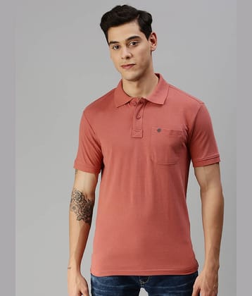 ONN Pack of 1 Cotton Blend Regular Fit Solid Half Sleeves Men's Polo T Shirt ( Olive )