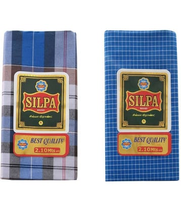 SUNDAR Multi Lungi Pack of 2