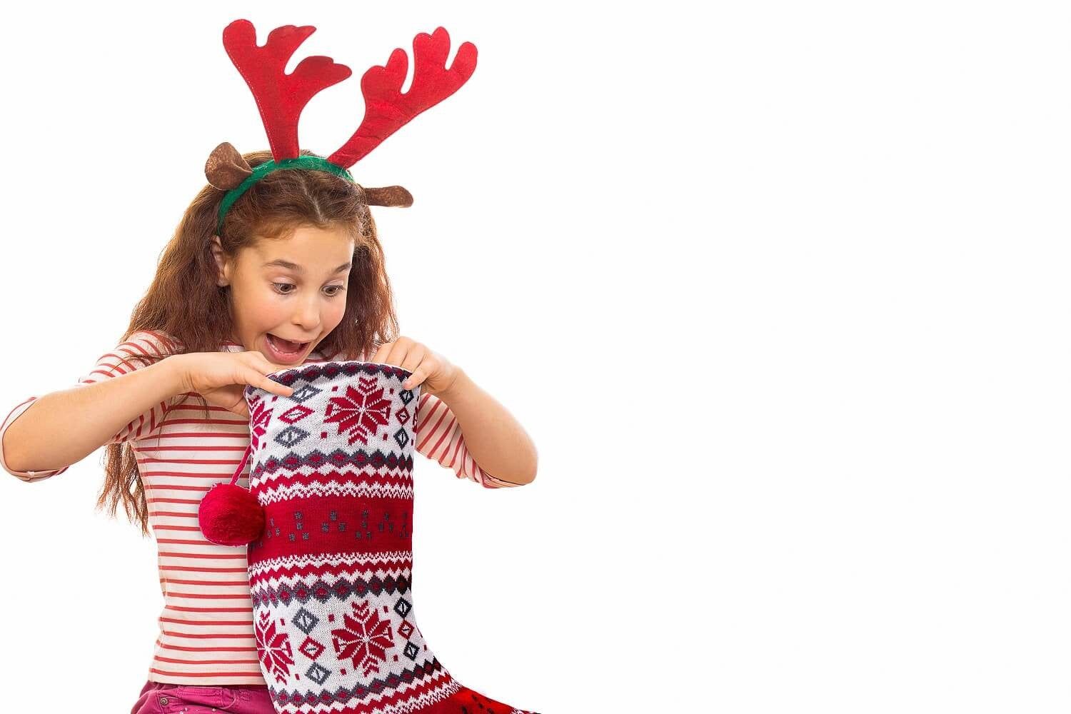 Christmas Stocking - Cotton Knitted Stocking