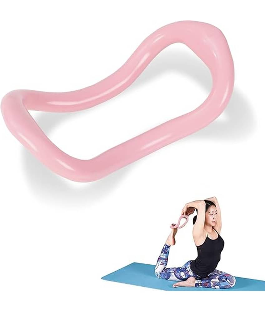 Yoga Ring Yoga Circle Stretch Ring Fascia Massage Workout Pilates Ring Fitness Home Gym Accessories, Pack of 1