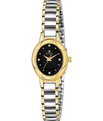 Aglance Stainless Steel Oval Womens Watch