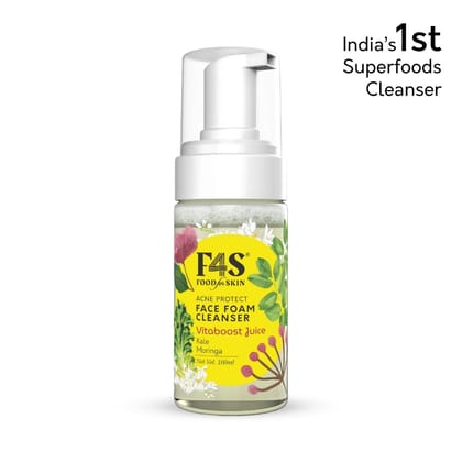 Acne Protect Face Foam Cleanser Vitaboost Juice Acne Protect Face Foam Cleanser Vitaboost Juice