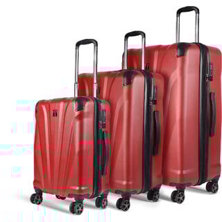 Leolite Expandable Premium Polycarbonate 58cm, 68cm,78cm Trolley Suitcase Combo