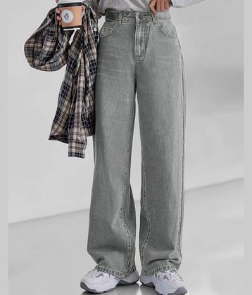 Eyebogler - Black Denim Baggy Fit Women's Jeans ( Pack of 1 )