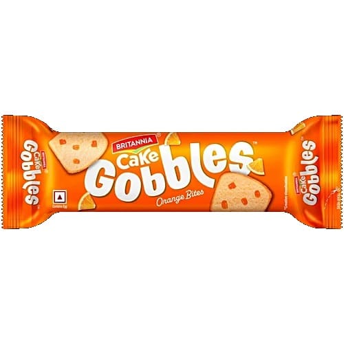 Britannia Orange Bites Gobbles Cake, 45 g