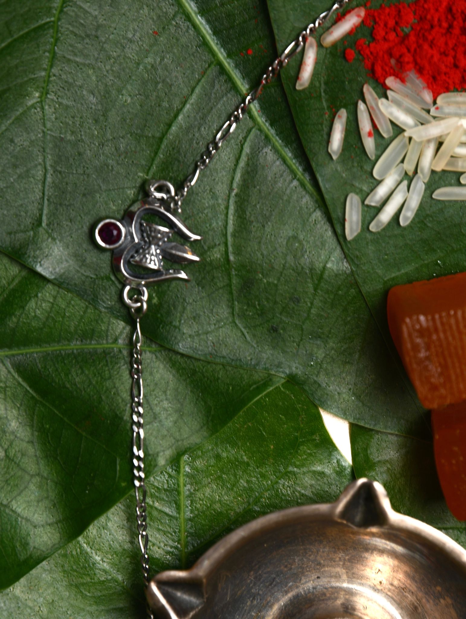 Trishul Rakhi Bracelet