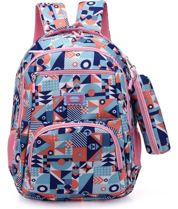 Tinytot Blue Polyester Backpack For Kids