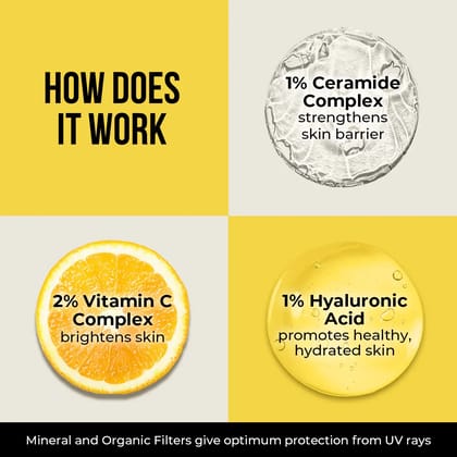 Ceramide & Vitamin C Sunscreen - 80gm
