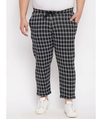 AUSTIVO - Black Cotton Blend Men's Trackpants ( Pack of 1 )