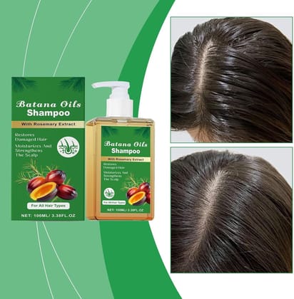 ELHAE Batana Oils Shampoo With Rosemary Extract | For All Hair Types | Nourishing Cleanser That Helps Moisturize & Strengthen Scalp and Hair | Gentle Use Daily Shampoo